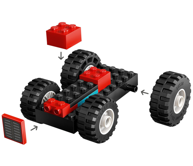 LEGO City 60461 Czerwony traktor z przyczepą i owcą - 1284267 - zdjęcie 6